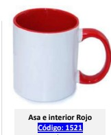 TAZA ROJA 11 ONZ CERAMICA