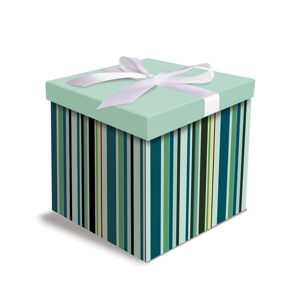 Caja regalo grande 30x30x30cm verde
