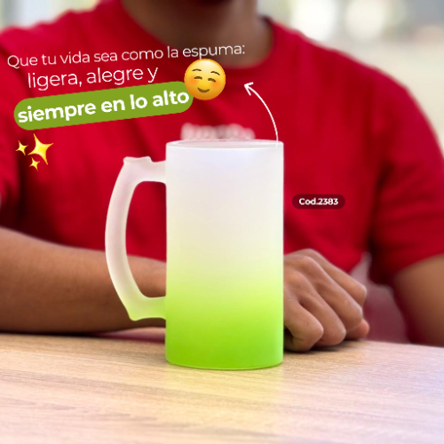 JARRA CERVECERA VERDE