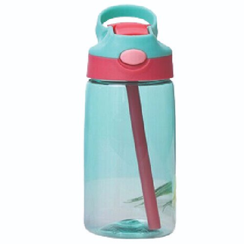 BOTELLA PLASTICA PARA NIÑOS MENTA CON ROJO