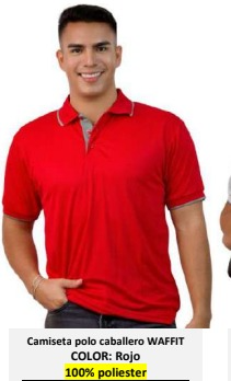 Camiseta Polo Rojo Hombre M
