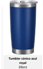 Vaso termico Azul Rey 20 onz
