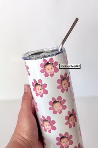 Skinny Tumbler de acero blanco 600ML