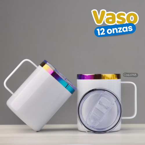 VASO 12 ONZ BORDE HOLOGRAFICO SUBLIMABLE
