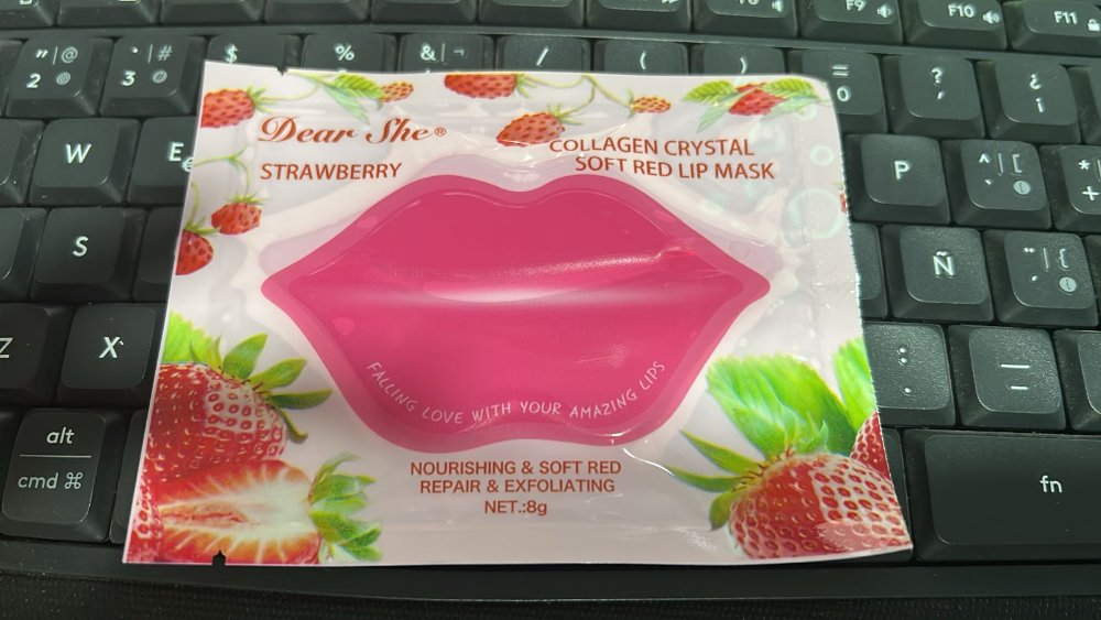 MASCARILLA FRESA ROSA COLAGENO HIDRATANTE