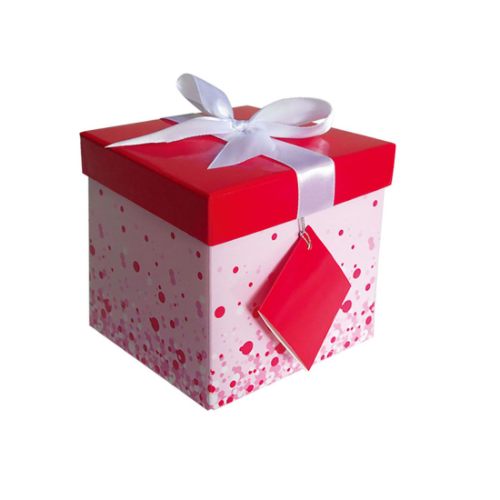 Caja regalo mediana 25x25x25cm SKU: 07270011 ROJA