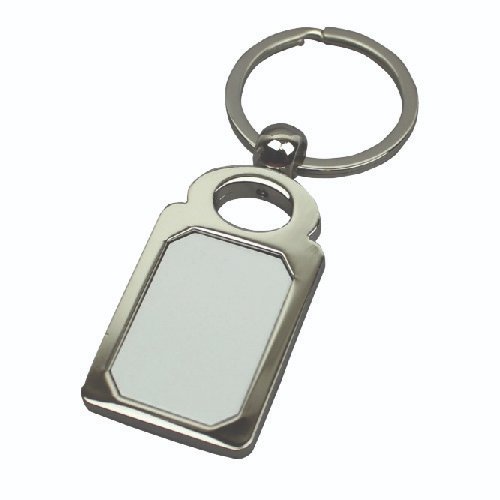 LLAVERO METALICO RECTANGULAR CANDADO