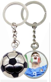 LLAVERO METALICO BOLA DE FOOTBALL
