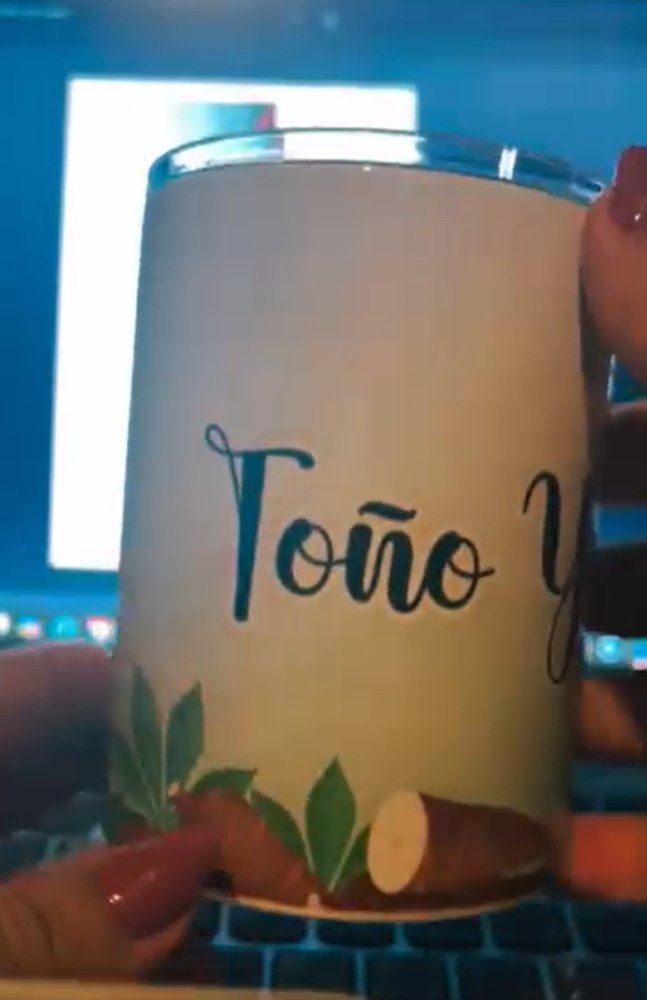 VASO DE ACERO BLANCO SIN AGARRADERA 400ML TERMICO