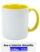 TAZA AMARILLA 11 ONZ CERAMICA