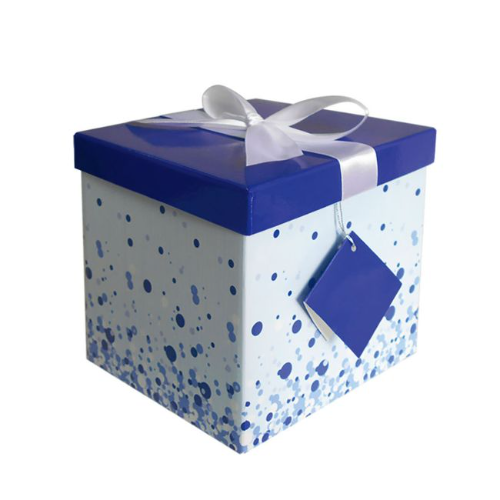 Caja regalo mediana 25x25x25cm SKU: 07270011 AZUL