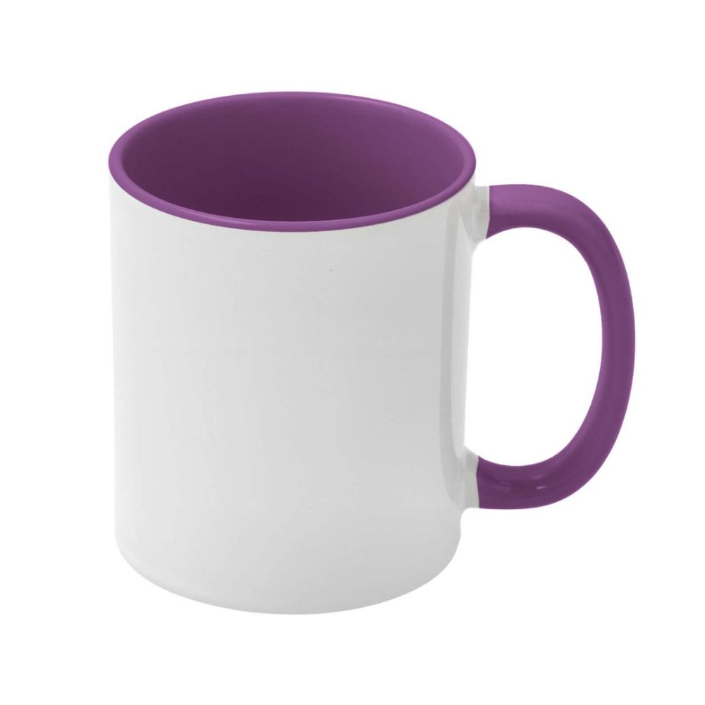 TAZA ASA INTERIOR PURPURA CLARO 11 ONZ