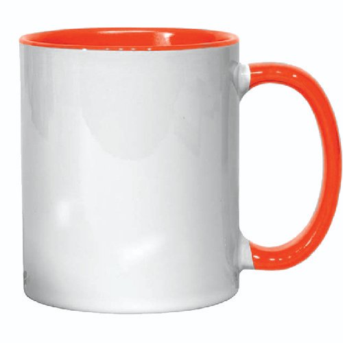 TAZA ASA INTERIOR NARANJA 11 ONZ