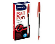 Lapiz tinta rojo