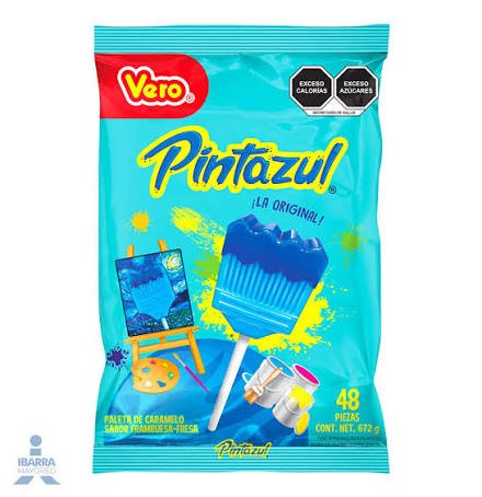 PALETA PINTA AZUL