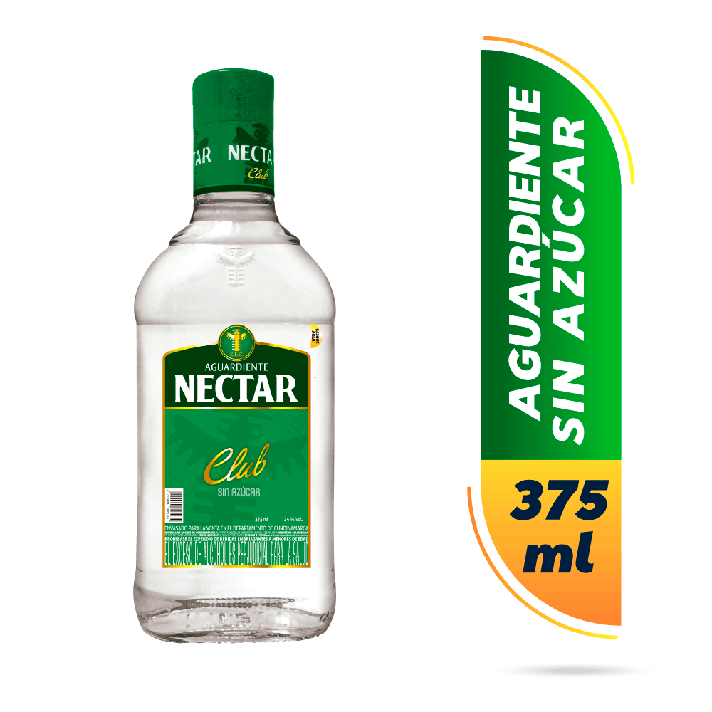 Aguardiente Nectar Club 375 Ml