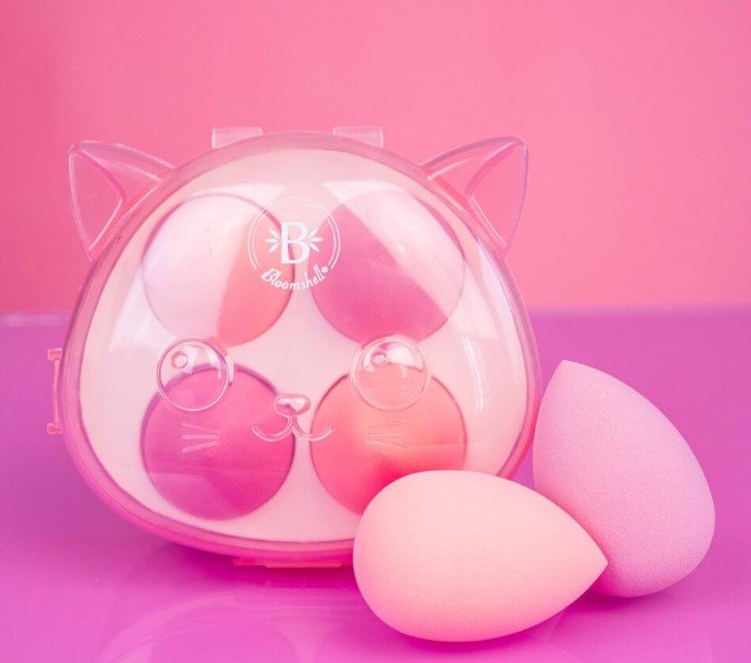 Set beauty blender x 4 gatico individual Bloomshell