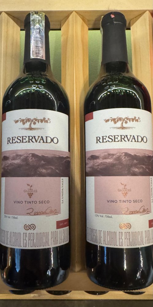 Tinto seco reservado