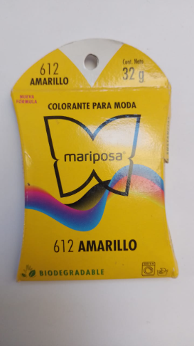COLORANTE MARIPOSA AMARILLO 32G
