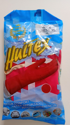 GUANTE LATEX, TALLA 8, MCA: HULTEX