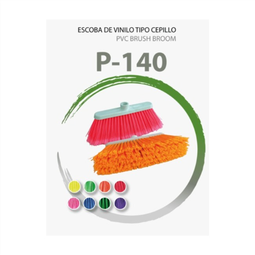 ESCOBA DE VINILO, MCA: PERICO,  MODELO: P-140 CON BASTON