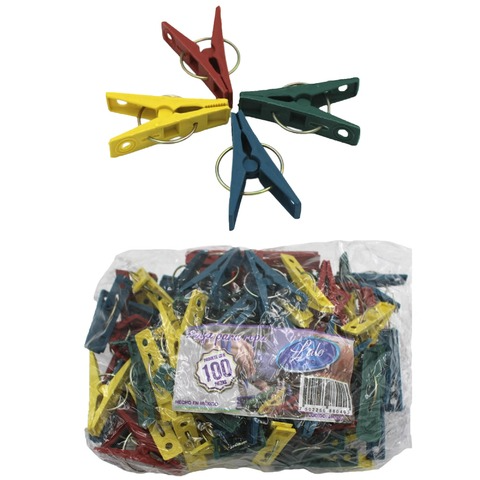 BOLSA PINZA ECONOMICA CON 100PZS