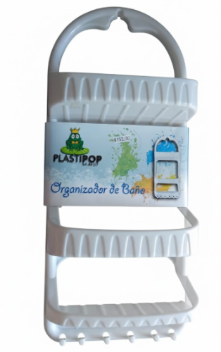 ORGANIZADOR DE BAÑO GRANDE MCA: PLASTIPOP