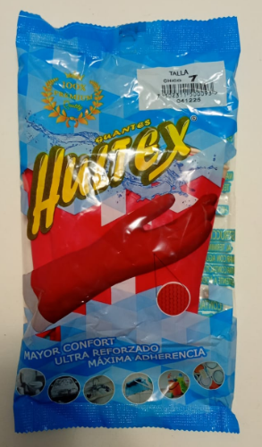 GUANTE LATEX, TALLA 7, MCA: HULTEX