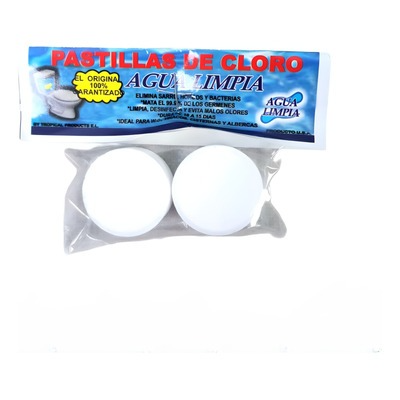 PASTILLA DE CLORO (2 pzas)