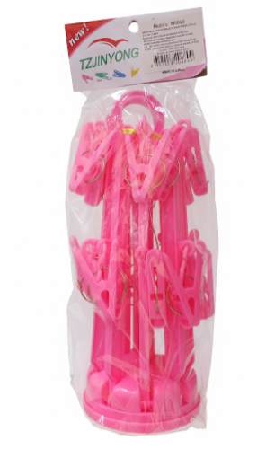 CARRUSEL CON PINZAS DE PLASTICO TIPO PULPO