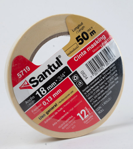 CINTA MASKING 50mx18mm, COD: 5719 , MCA: SANTUL
