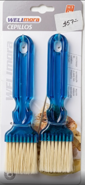 CEPILLOS PARA COCINA 2PZAS, WELLMORA