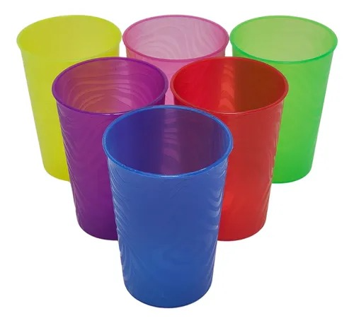 VASO DE PLASTICO CEBRA TRASLUCIDO