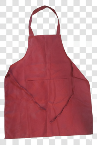 MANDIL TELA ROJO