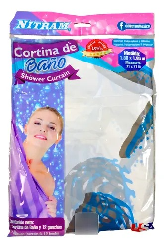 CORTINA PARA BAÑO MCA: NITRAM