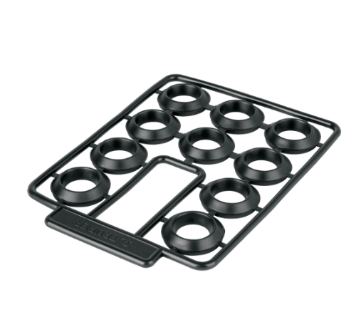 BOLSA CON 10 EMPAQUES DE PVC, ANTIFUGA PARA MANGUERA, TRUPER, CODIGO: 10381, CLAVE: EMP-MA10