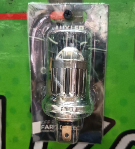 BOMBILLO LUPA H4 WHITE-YELLOW LUXLED G4-MOTO-H4