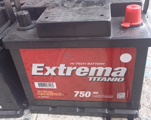 BATERIA EXTREMA WILLARD 750 36D