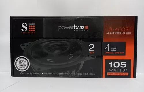 PARLANTES 4´´ 105 WATTS S-4002 POWERBASS