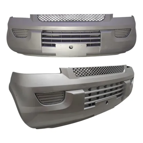 BOMPER DELANTERO VAN N300 DE CARGA GRIS (SIN HUECO)