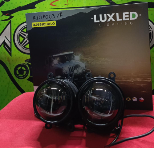 EXPLORADORAS LUPA NEBLINERA CON COCUYO 3" 6500K DJ6910HALO LUXLED