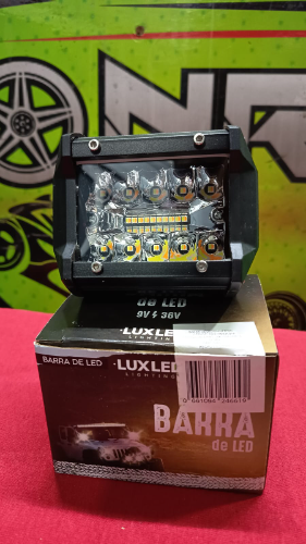 EXPLORADORA BARRA CUADRADA UND MAX 20 LEDS 60W AMBER+WHITE LUXLED