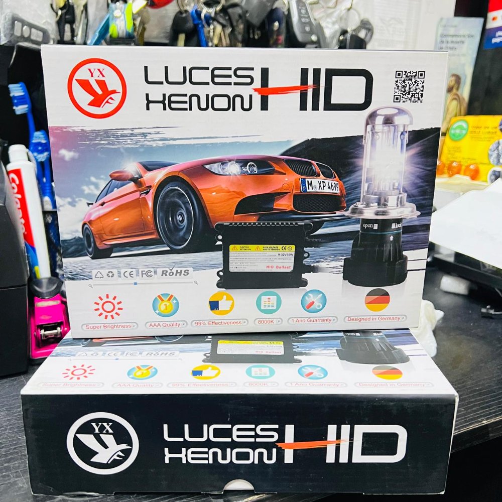 LUCES HENONO HID H4 YX 8000K