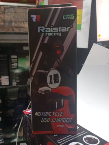 CARGADOR DE MOTO RAISTAR RACING