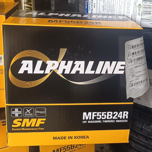 BATERIA ALPHALINE MF55B24R 45AH 400CCA