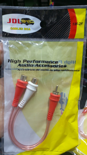 CONECTOR 2 HEMBRAS X 1 MACHO JDL
