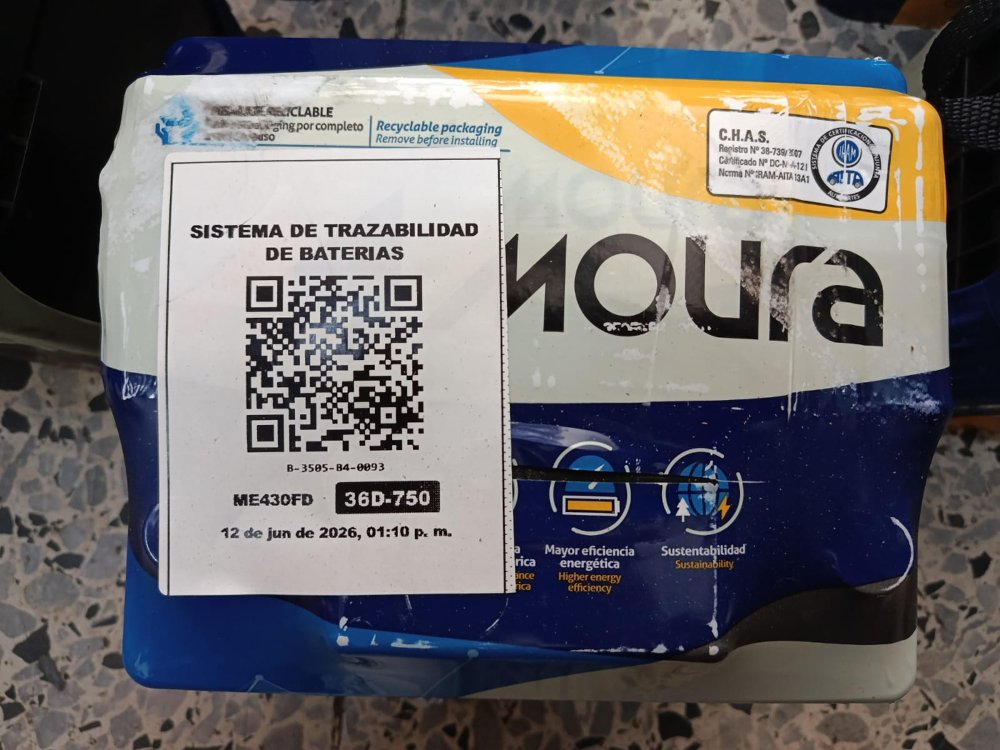BATERIA MOURA 36D750 ME430FD