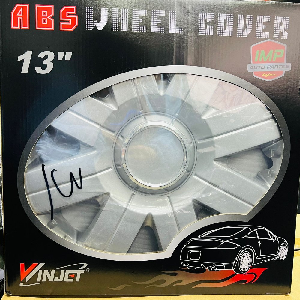 JUEGO DE COPAS RIN 13 GRIS LACADO EN ABS WJ-5056-B-13