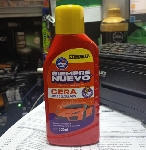 CERA BRILLO ULTRA FACIL LIQUIDA 500 ML SIEMPRE NUEVO  SIMONIZ