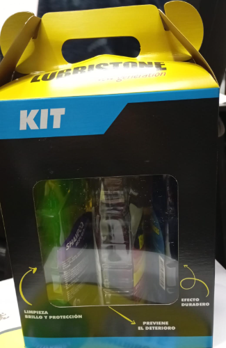 KIT DE BRILLANTIL, SHAMPOO Y LIMPIABRISAS LUBRISTONE